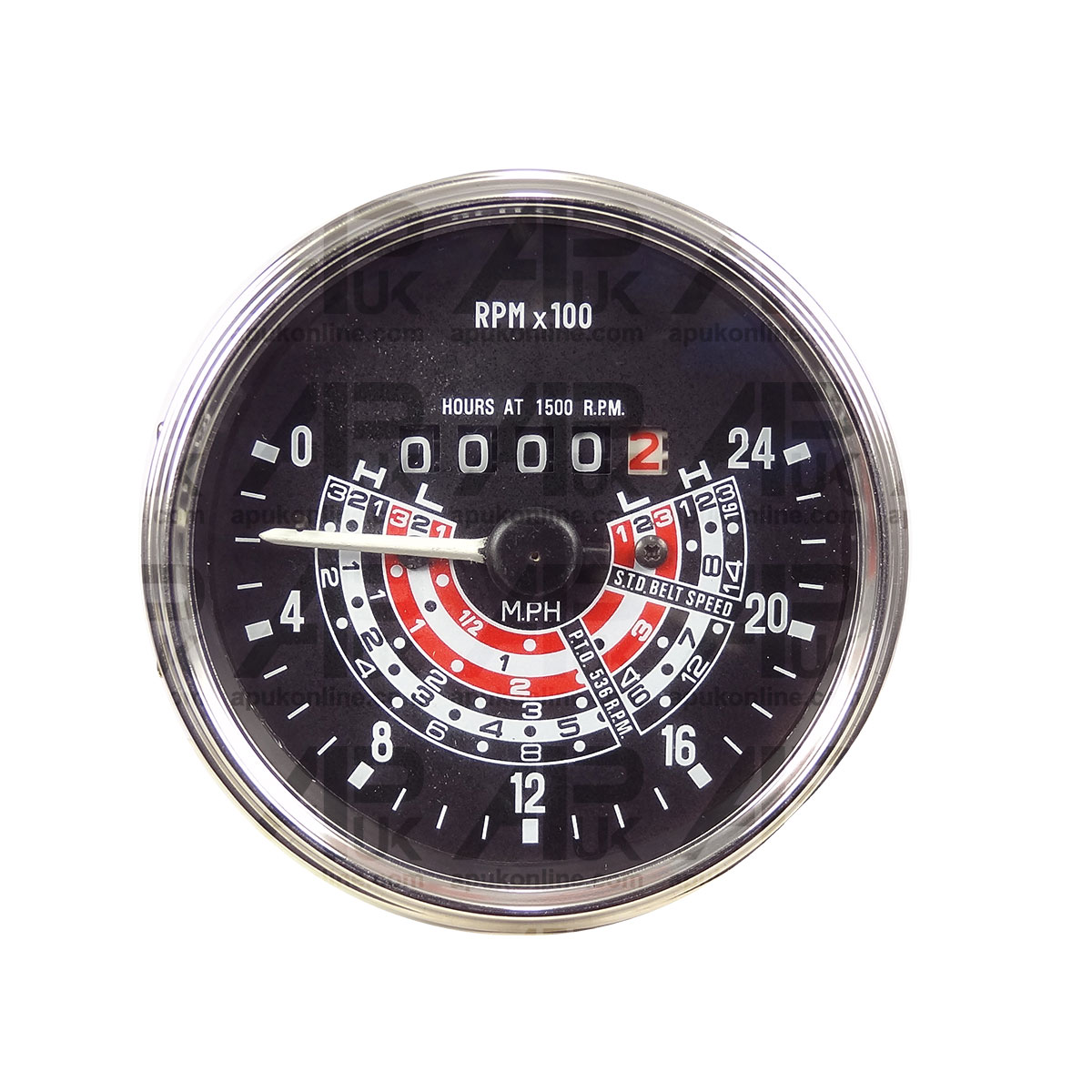 Tacho Tractormeter Rev Counter Illuminated for Massey Ferguson 35 35x Tractor