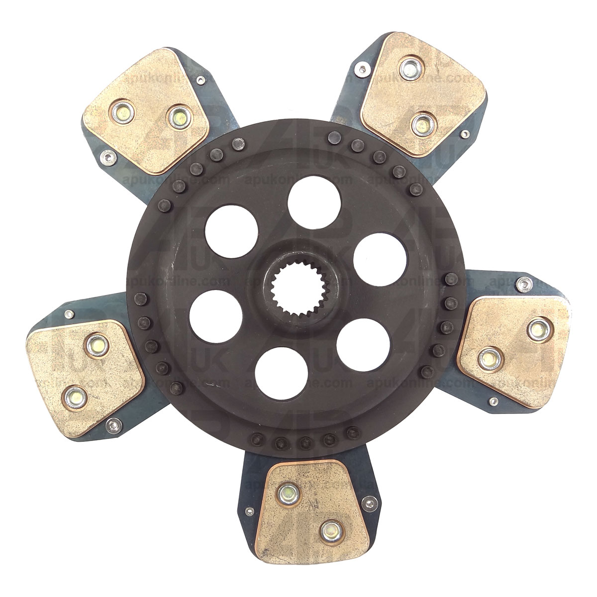 Clutch Plate 12&quot; 21 Spline 5 Paddle for Massey Ferguson 362 372 375 382 Tractor