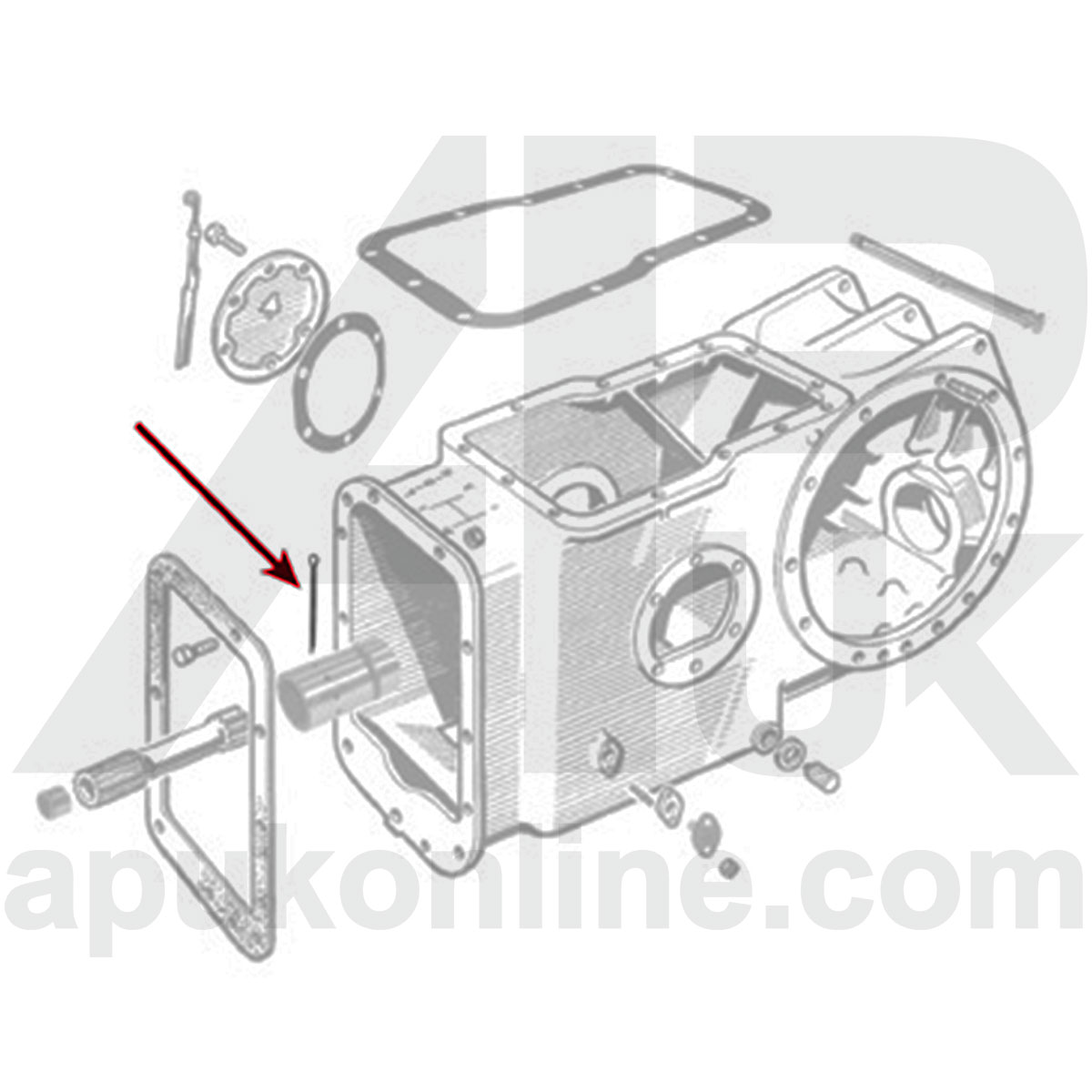 Cotter Pin 75mm for Massey Ferguson 590 595 675 690 698T 1080 1200 1250 Tractor