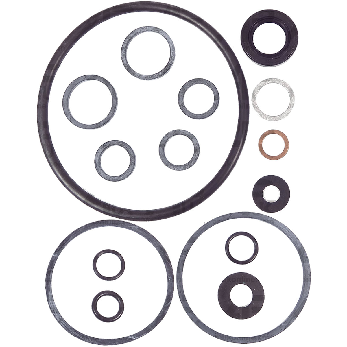 Power Steering Pump Seal Kit for Massey Ferguson 698 698T 1004 50 Digger Tractor