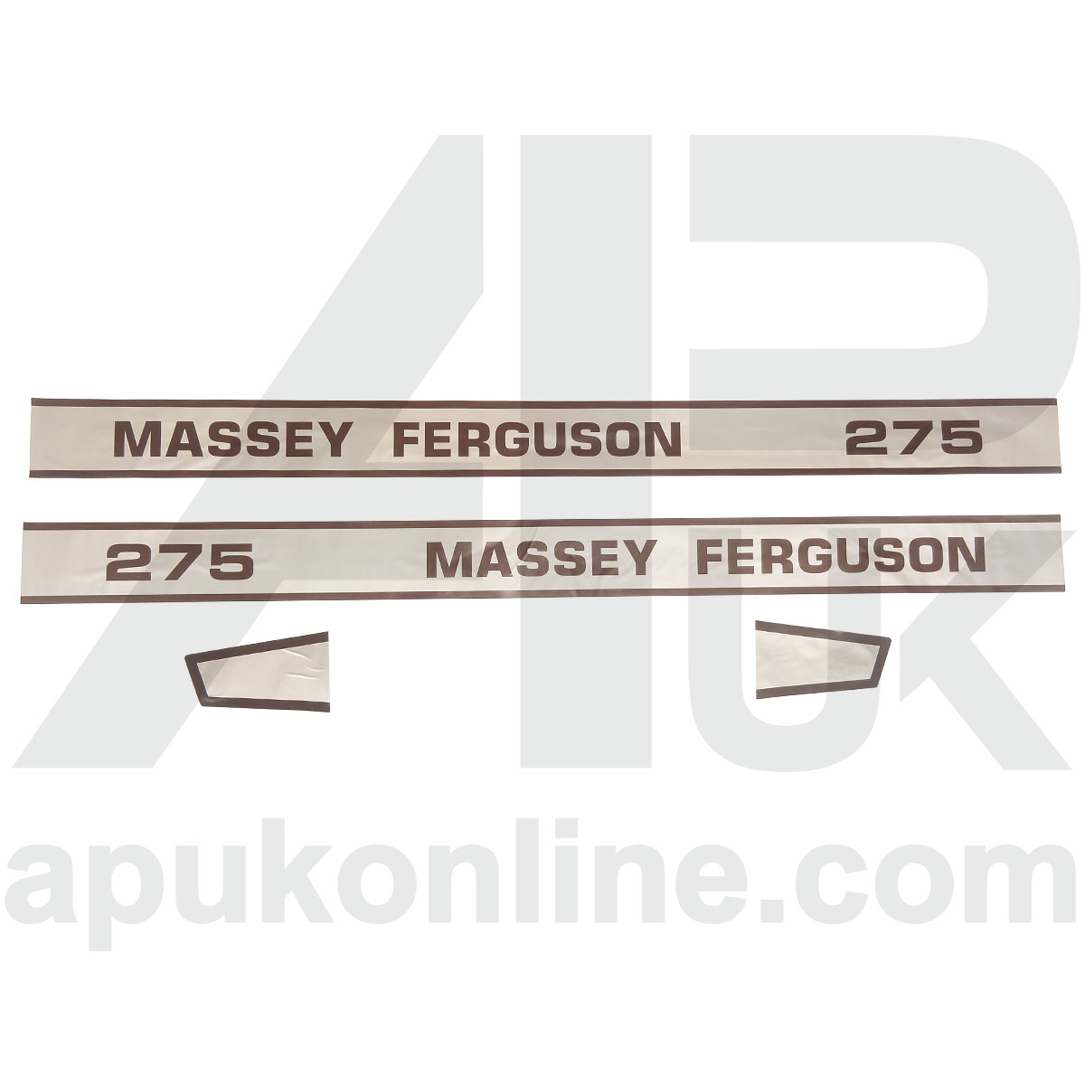 Model Number Emblem Decal Bonnet Stickers MF275 for Massey Ferguson 275 Tractor