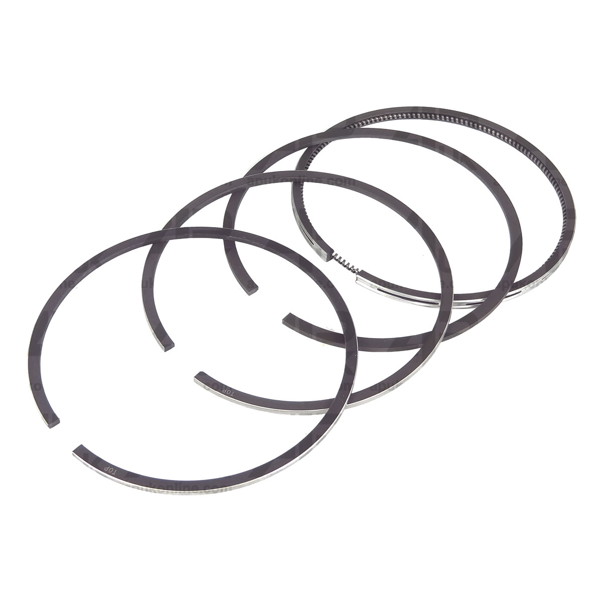 Piston Ring Set +0.020&quot; 4 Pc for Ford 3610 3900 3930 4000 4110 4130 4140 Tractor