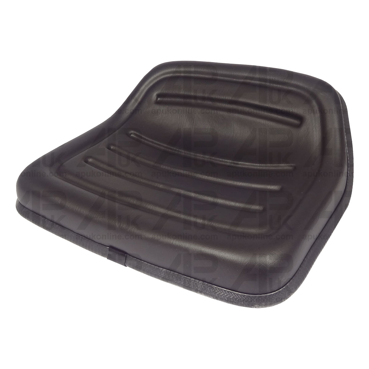 Black PVC Low back Seat for Horse Pony Cart Trap Wagon Trotting Sulky Harness