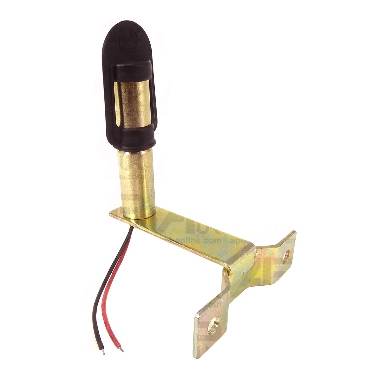 Rotating Amber Beacon Offset Mount Flexible DIN Pole Tractor Mounting Light