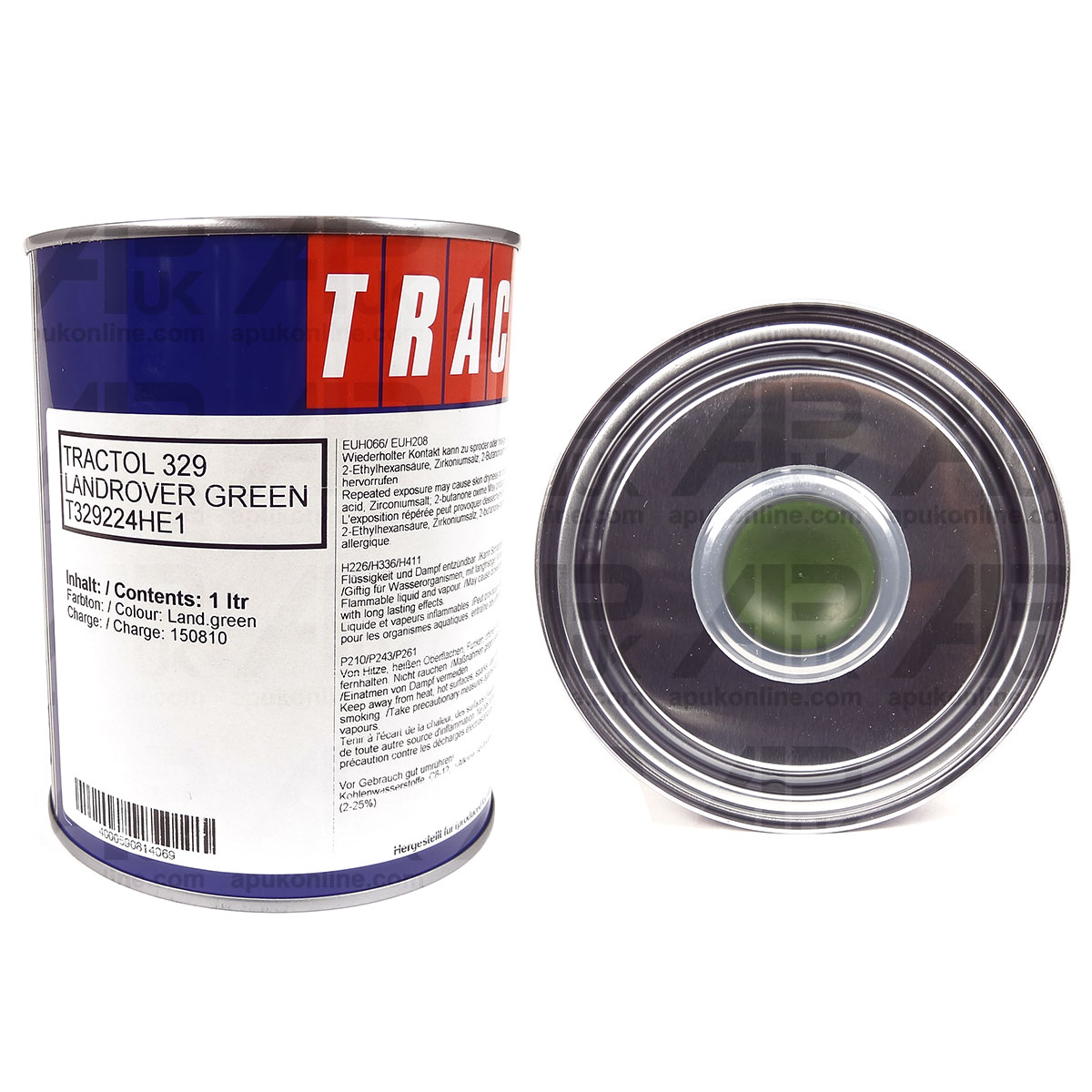 1 Litre Green Tractol Paint for Landrover Land Rover Defender Enamel Tractor 4X4