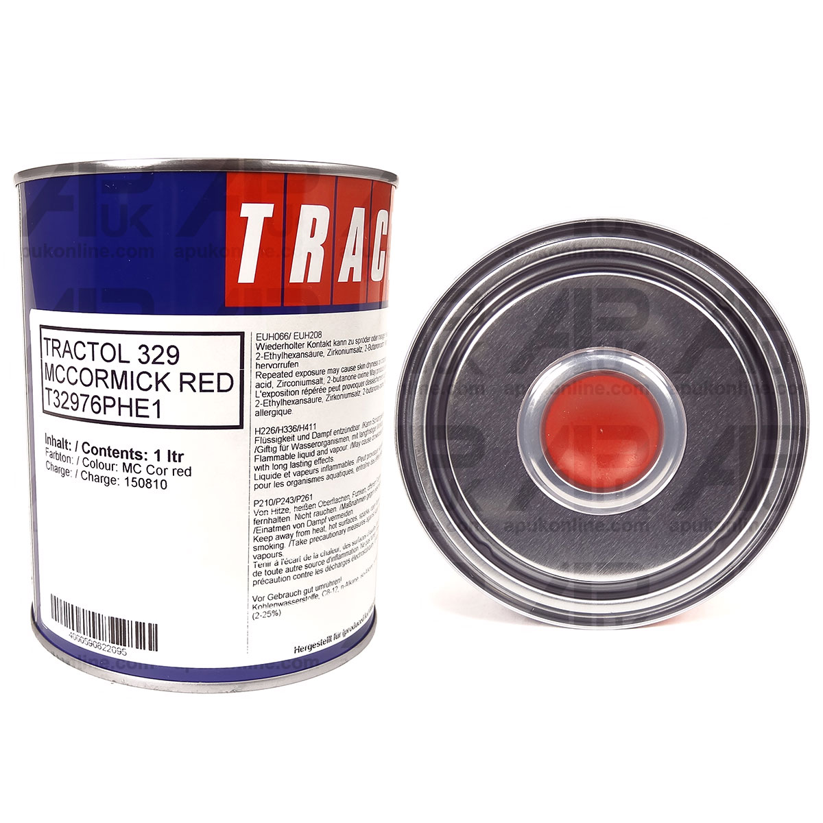 McCormick Tractor Red Tractol Paint 1 Litre APUK Online