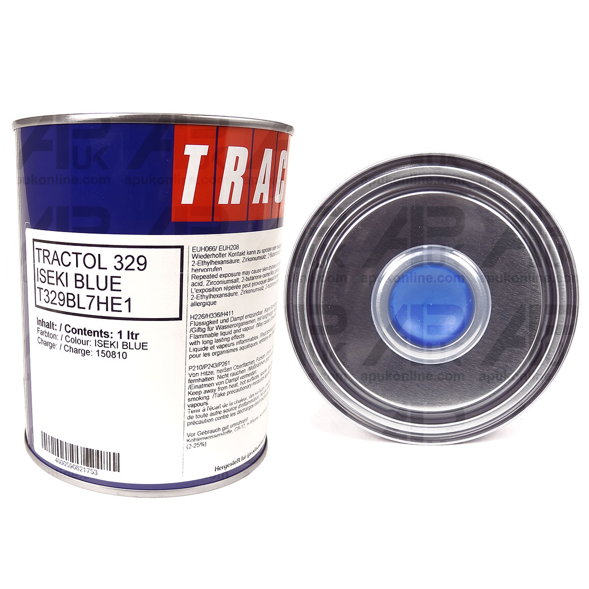 1 Litre Blue Tractol Paint 1L for Iseki Tractor Machinery Agricultural Spray