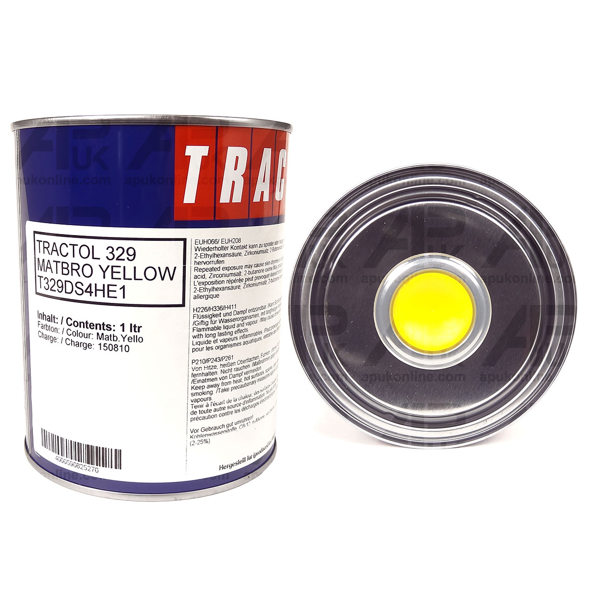 1 Litre Matbro Yellow Paint Tractol 1L Telescopic Loader Telehandler TS Enamel