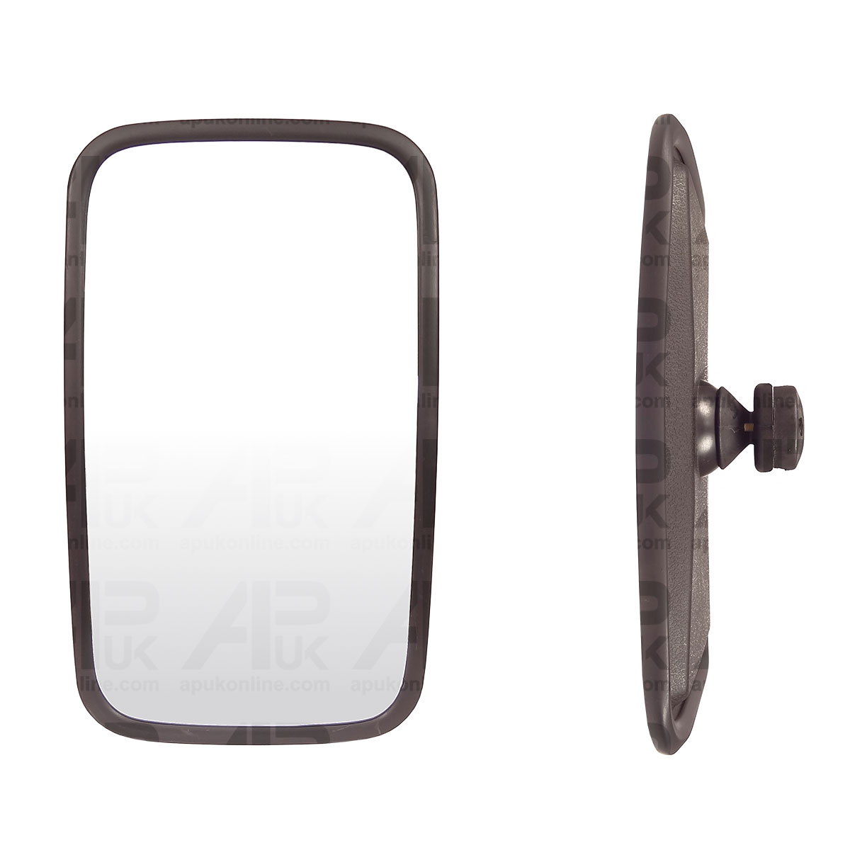 Universal Mirror Head &amp; Glass 320 x 185mm Tractor Lorry Digger for JCB Bus Wing