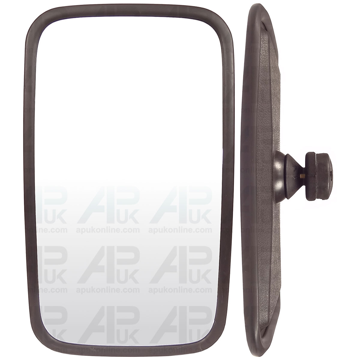 Universal Mirror Head &amp; Glass 320 x 185mm Tractor Lorry Digger for JCB Bus Wing
