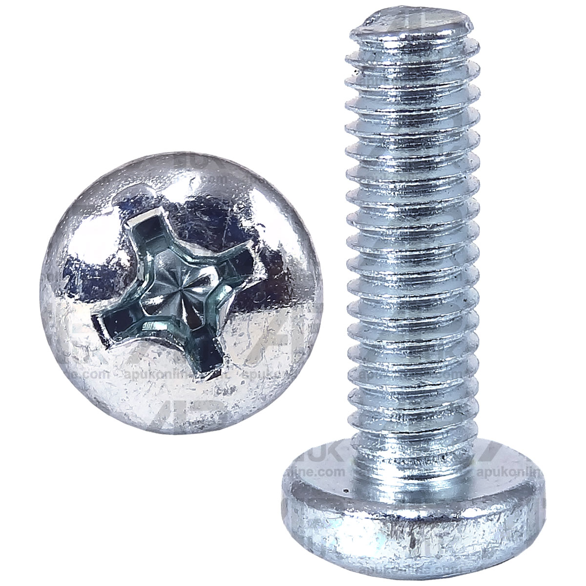 Pan Head Screw M6 x 35mm Pozi Zinc for Case IH Massey Ferguson Ford Tractor