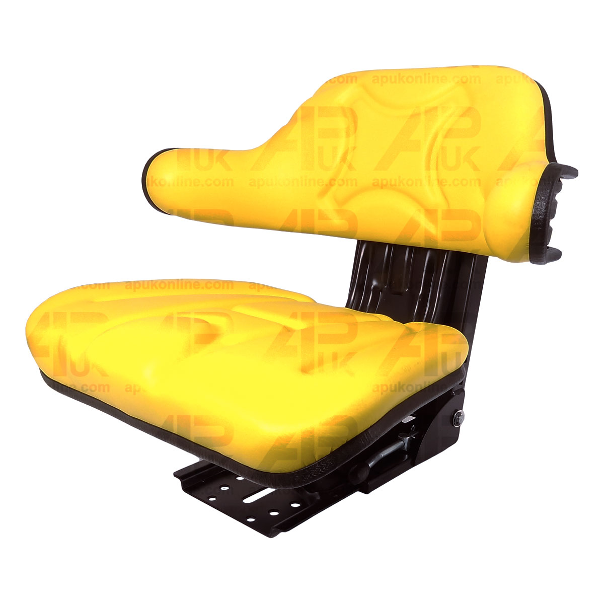 Universal Suspension Seat for Tractor Dumper Forklift Mower Digger in Yellow