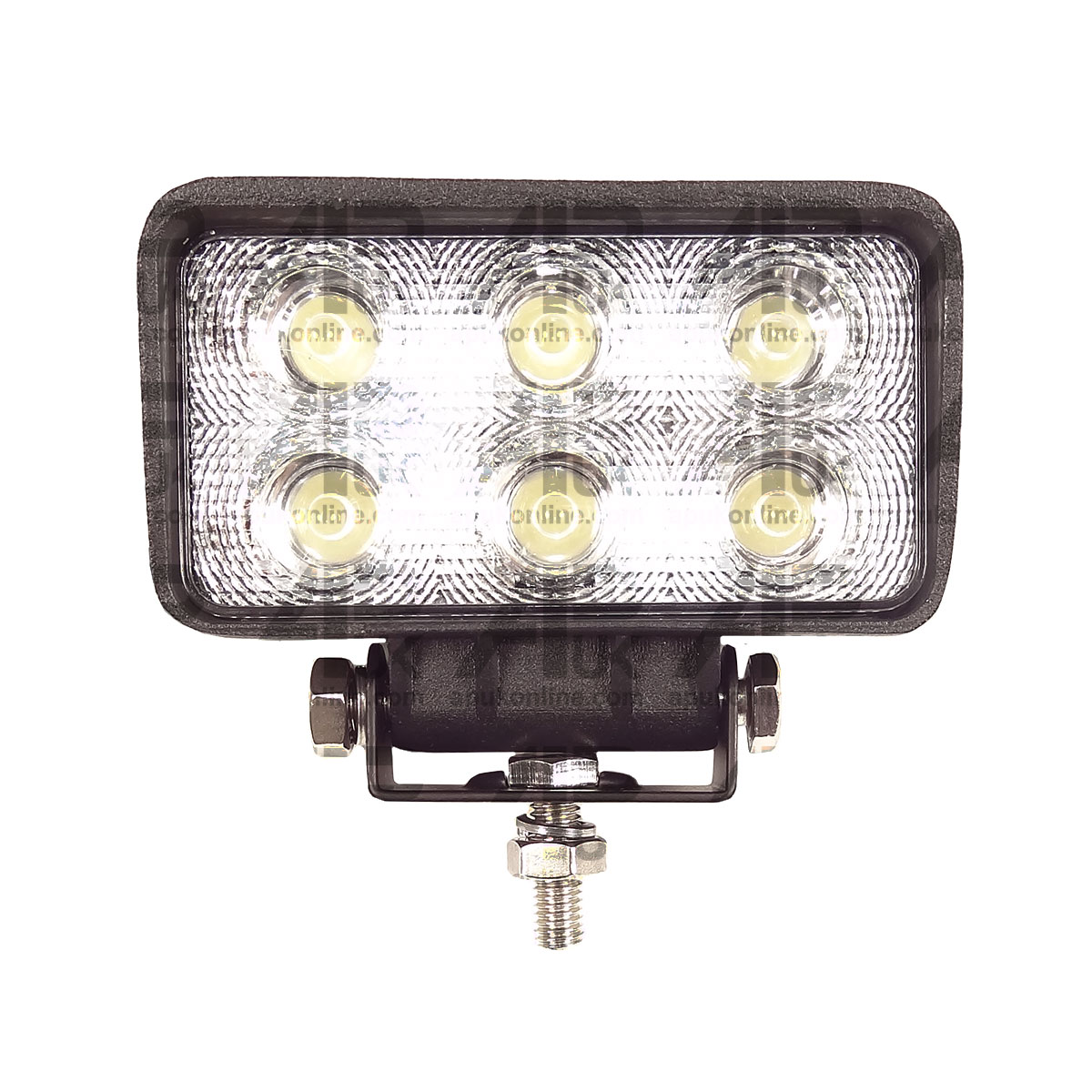 18W Rectangle LED Work Light Lamp Flood Beam Car Truck Boat ATV SUV Quad 12-24V