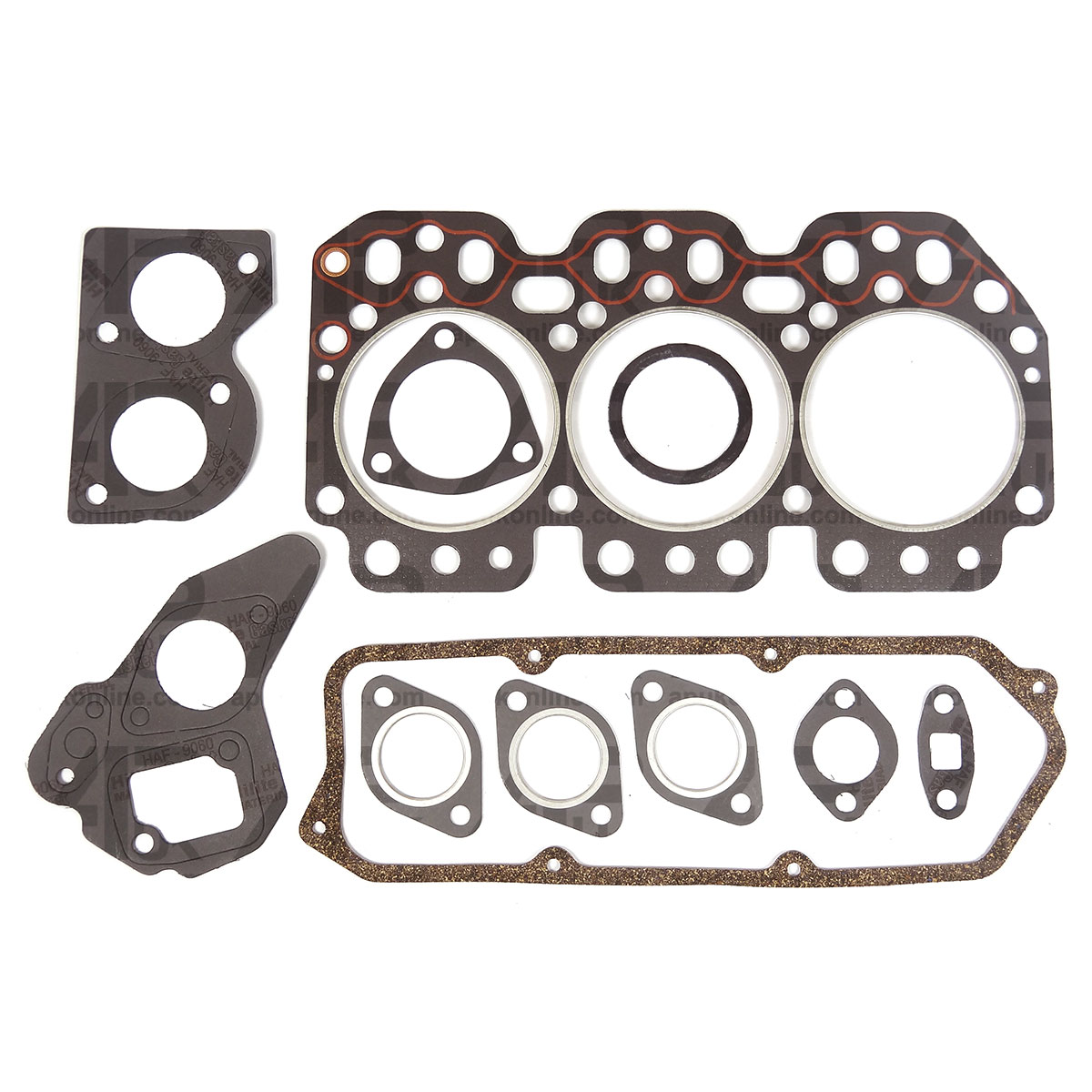 3 Cyl Top Head Gasket Set for John Deere 1350 1550 1630 1750 1850 1950 Tractor