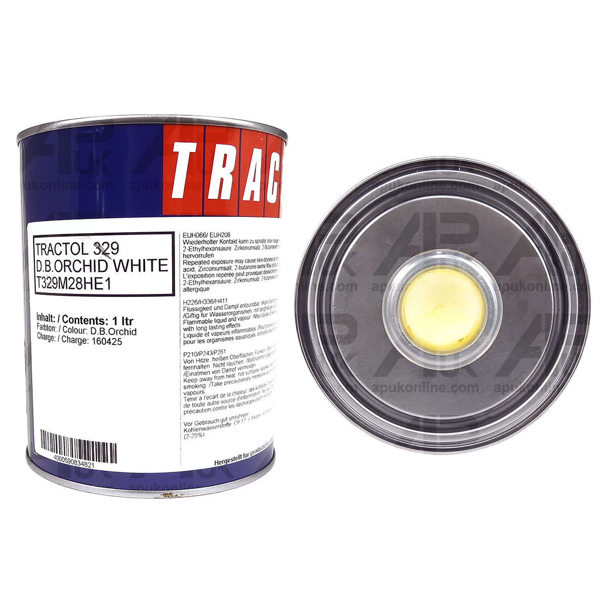 1 Litre Tractol Orchid White Paint for David Brown 885 990 1690 1694 Tractor