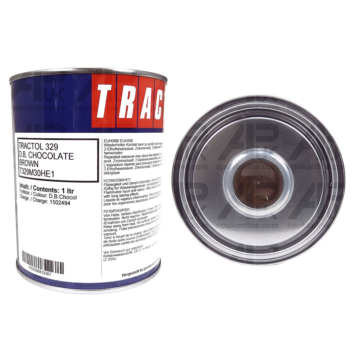 1 Litre Ltr David Brown 780 885 990 Chocolate Brown Tractor Enamel Paint Tractol