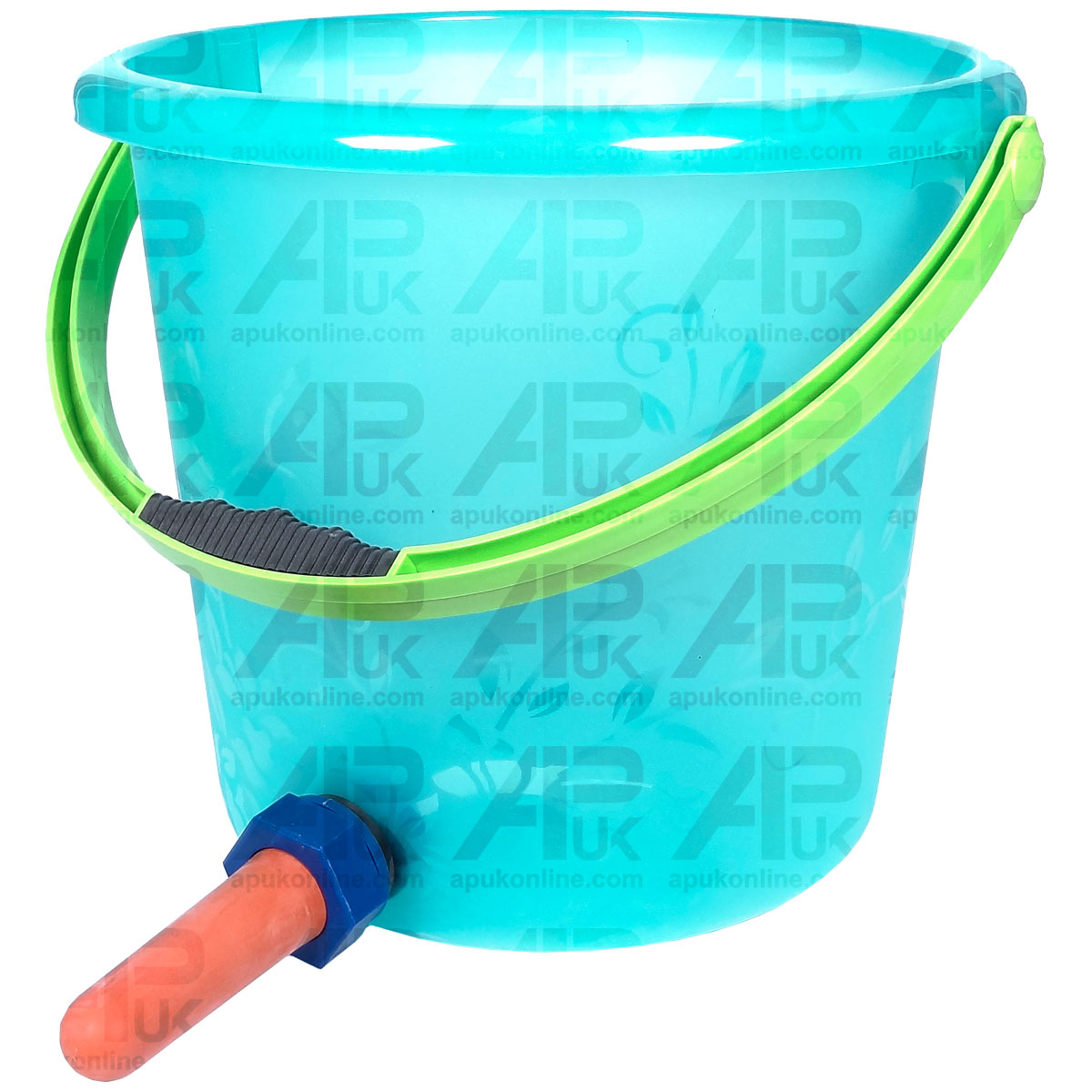 Calf weaning milk feeding feeder bucket complete with well made ergonomic handle