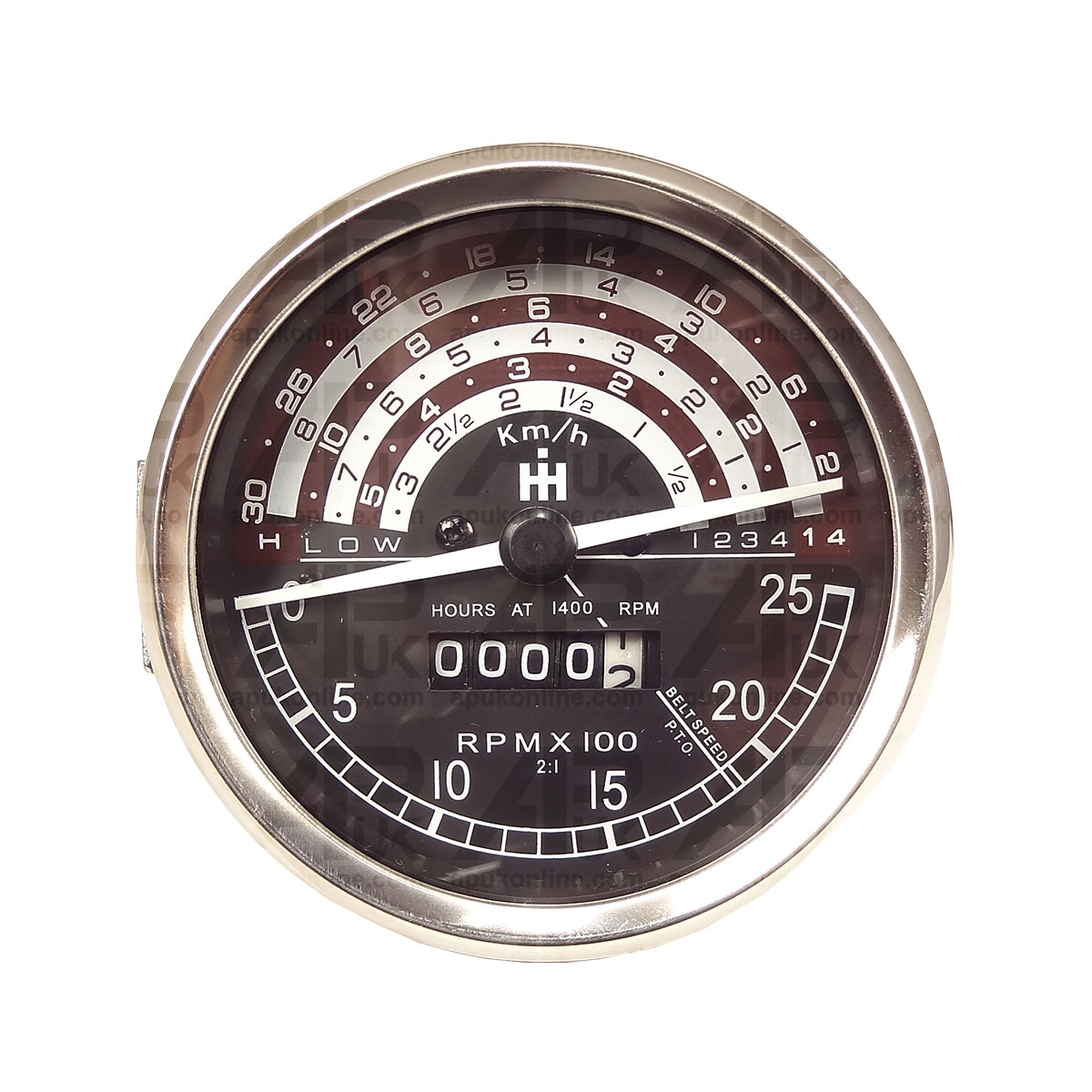 Tachometer Rev Gauge KPH for Case International IH B250 B275 414 434 444 Tractor