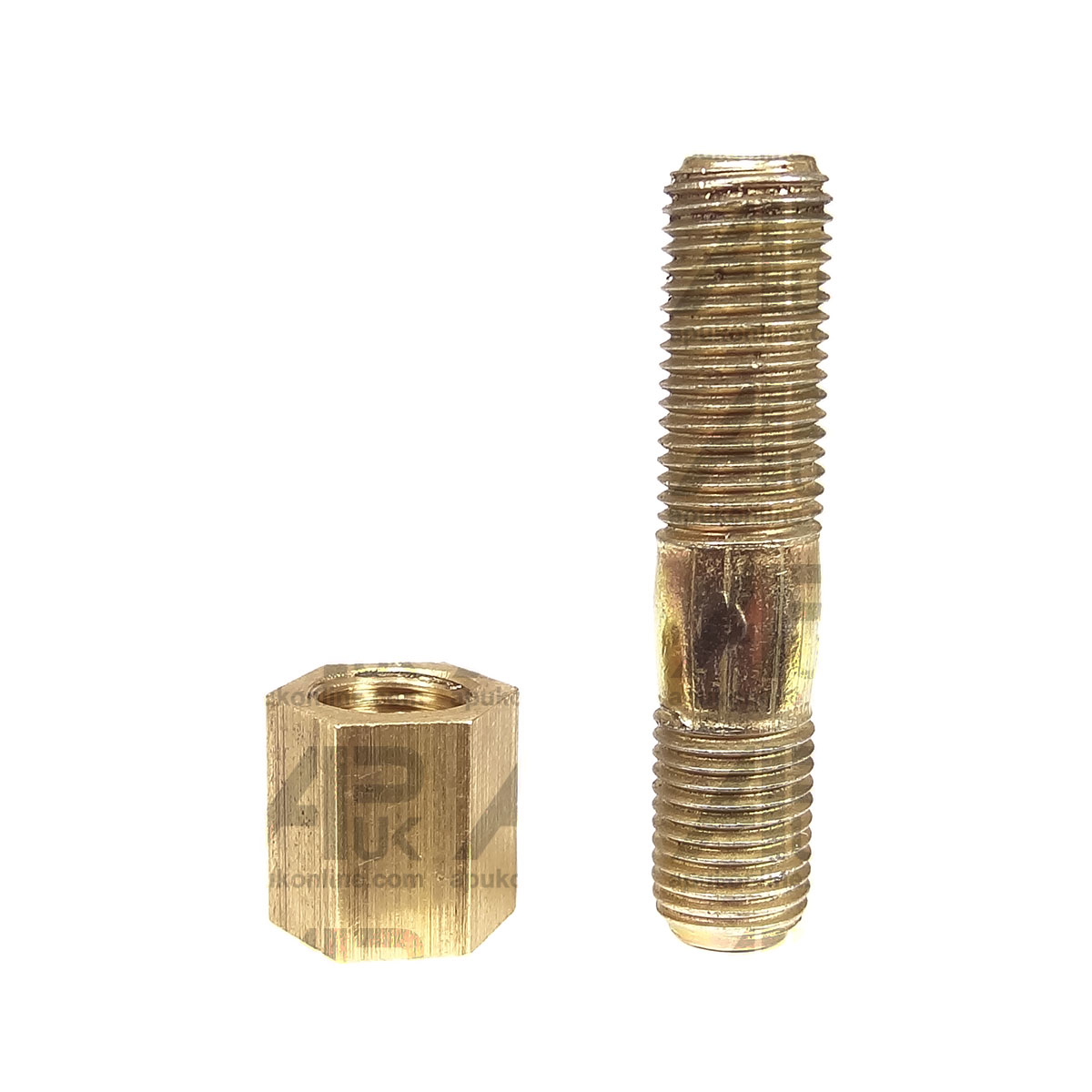 Exhaust Manifold Stud &amp; Nut 3/8&quot; for Massey Ferguson 240 250 253 254 255 Tractor