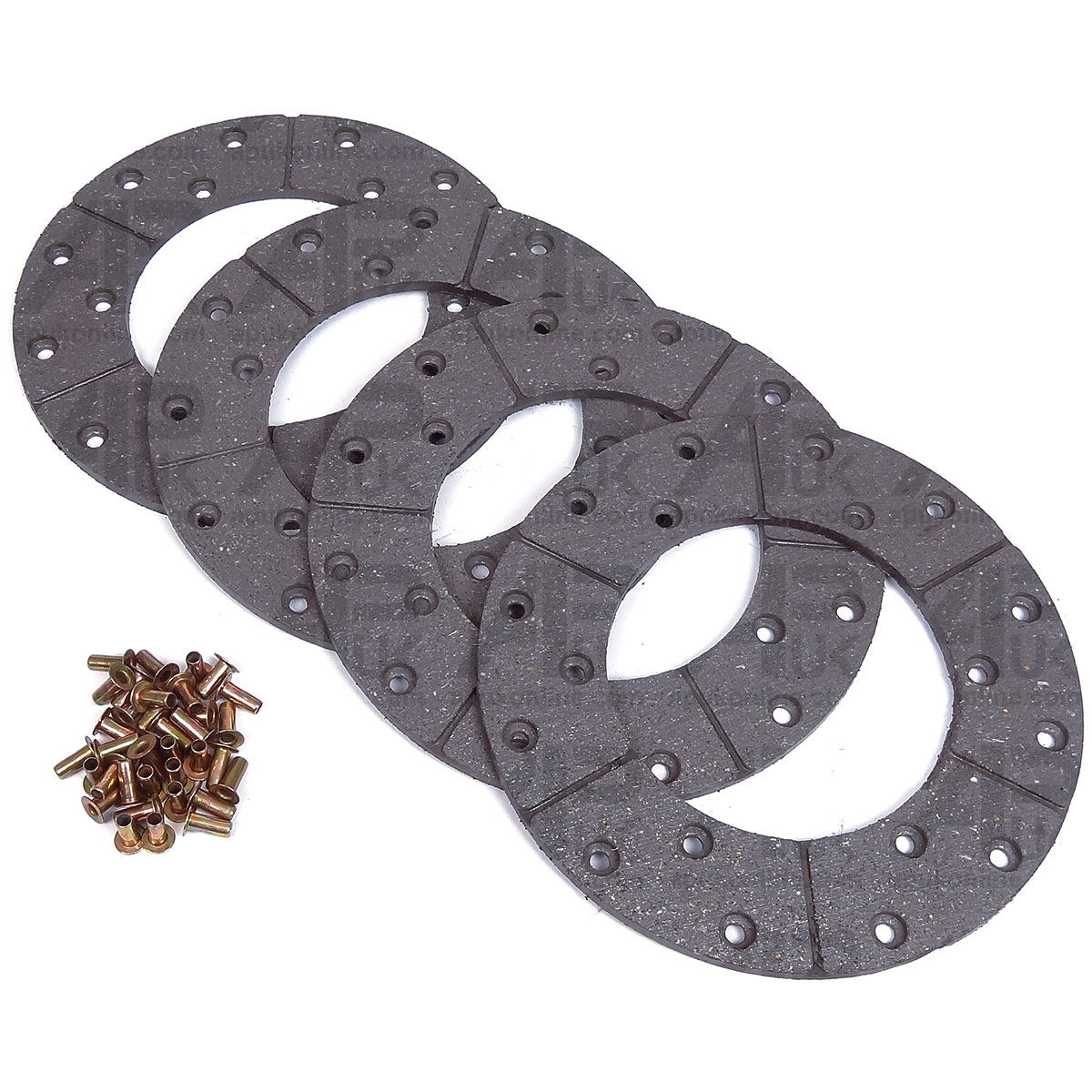 7" Brake Lining + Rivets for Massey Ferguson 65 133 145 152 158 165 175 Tractor