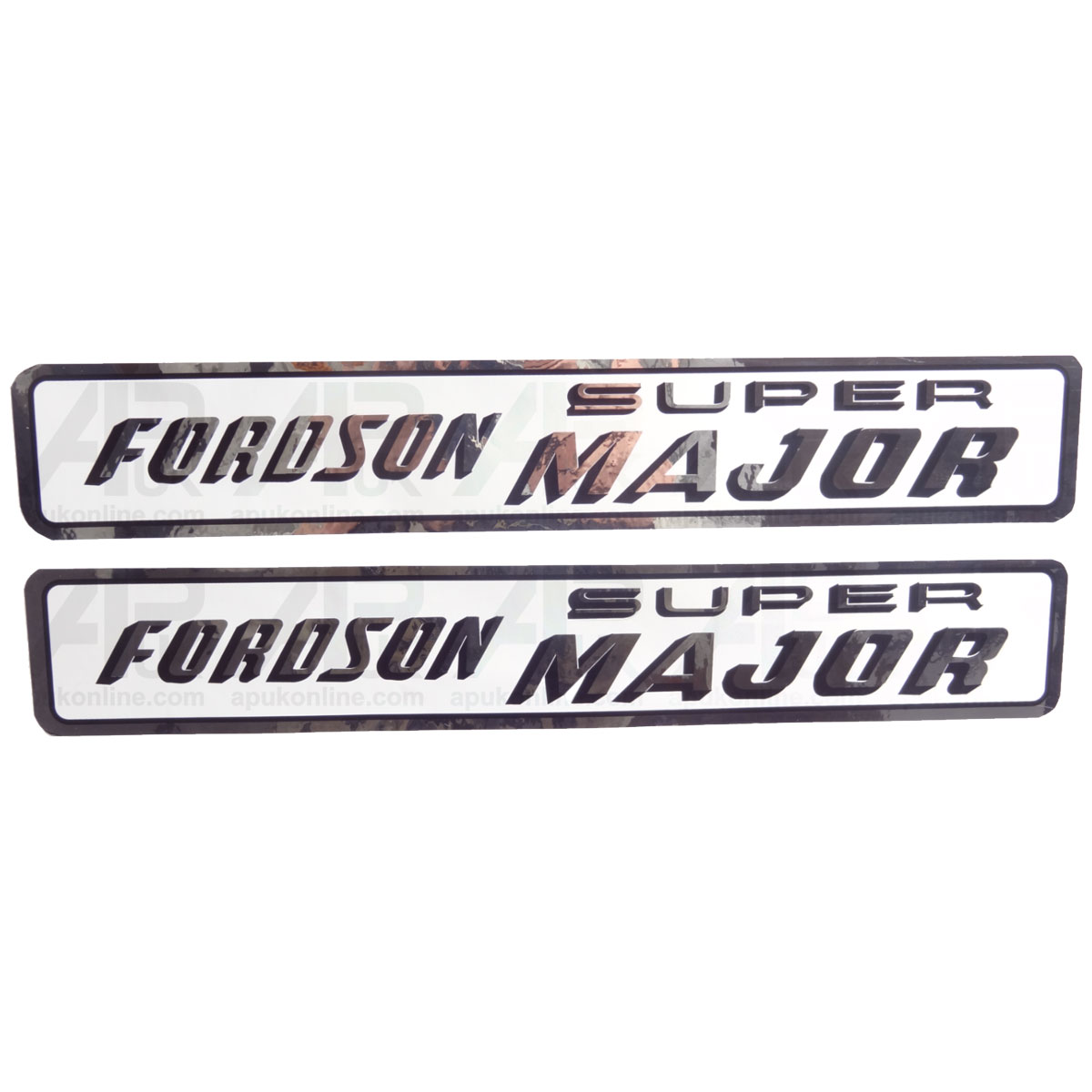 Hood Bonnet Decal Sticker Set Kit Transfer Emblem for Fordson Super Tractor