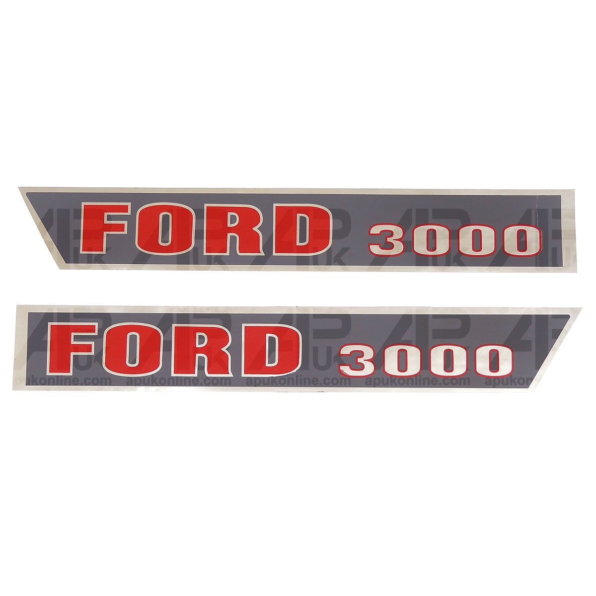 Hood Bonnet Decal Sticker Set Kit Emblem Transfer Early for Ford 3000 Tractor