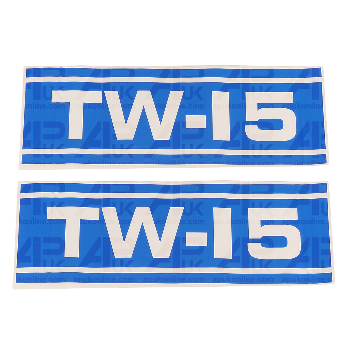 Hood Bonnet Decal Sticker Set Kit Emblem for Ford New Holland TW15 Tractor