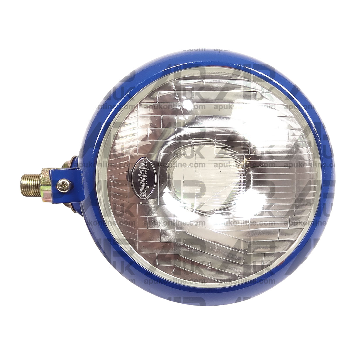 LH &amp; RH Blue Metal Headlight Lamp for Fordson Power Super Dexta Major Tractor
