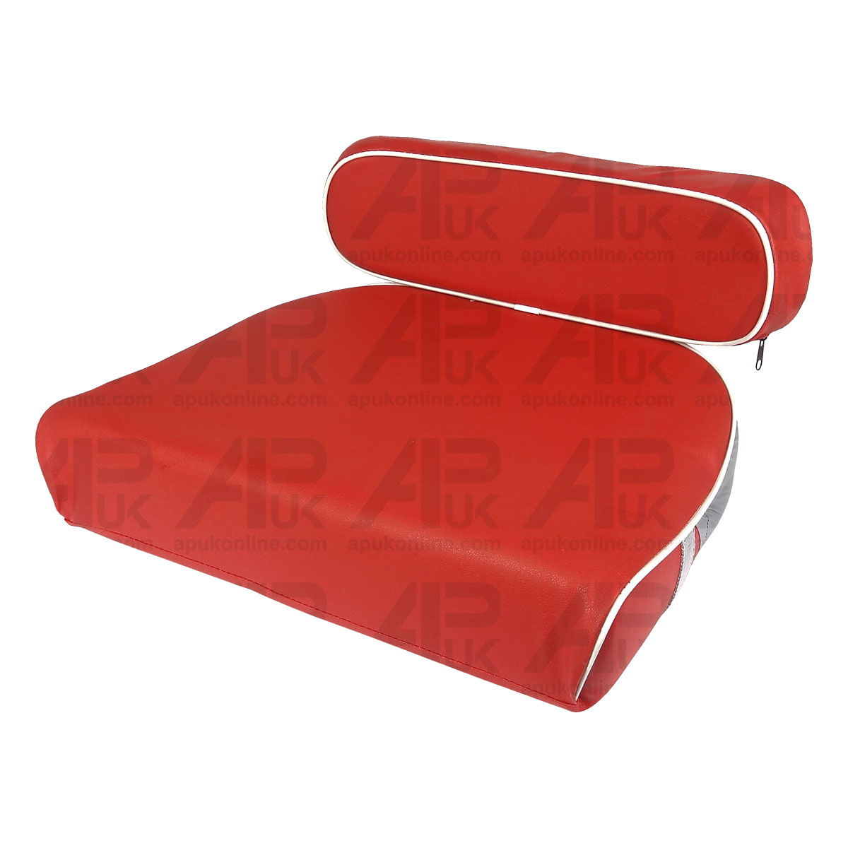 David Brown 770 780 850 880 990 Tractor Seat Cushion &amp; Back rest kit Red/White