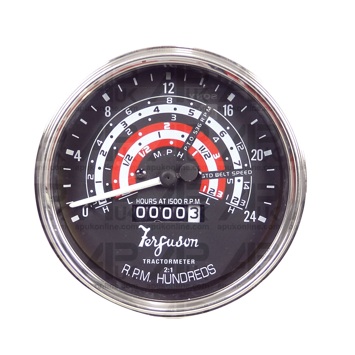 Tachometer Rev Counter 4 Cyl Diesel Tractormeter for Massey Ferguson 835 Tractor
