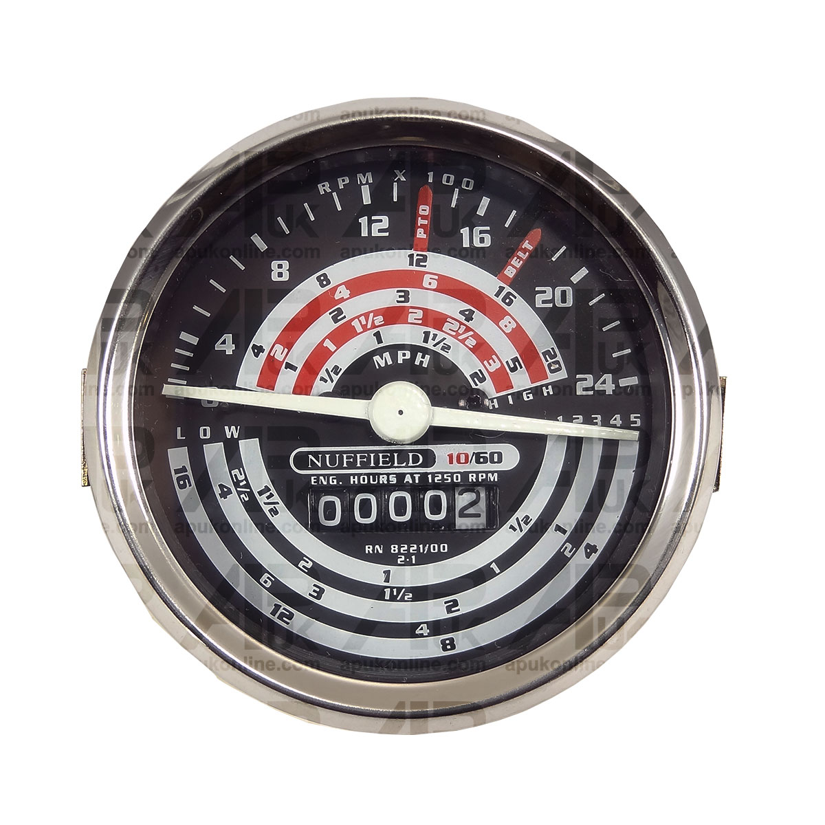 Nuffield 10/42 10/60 10.42 10.60 Tractor Tractormeter REV Clock Tachometer Gauge