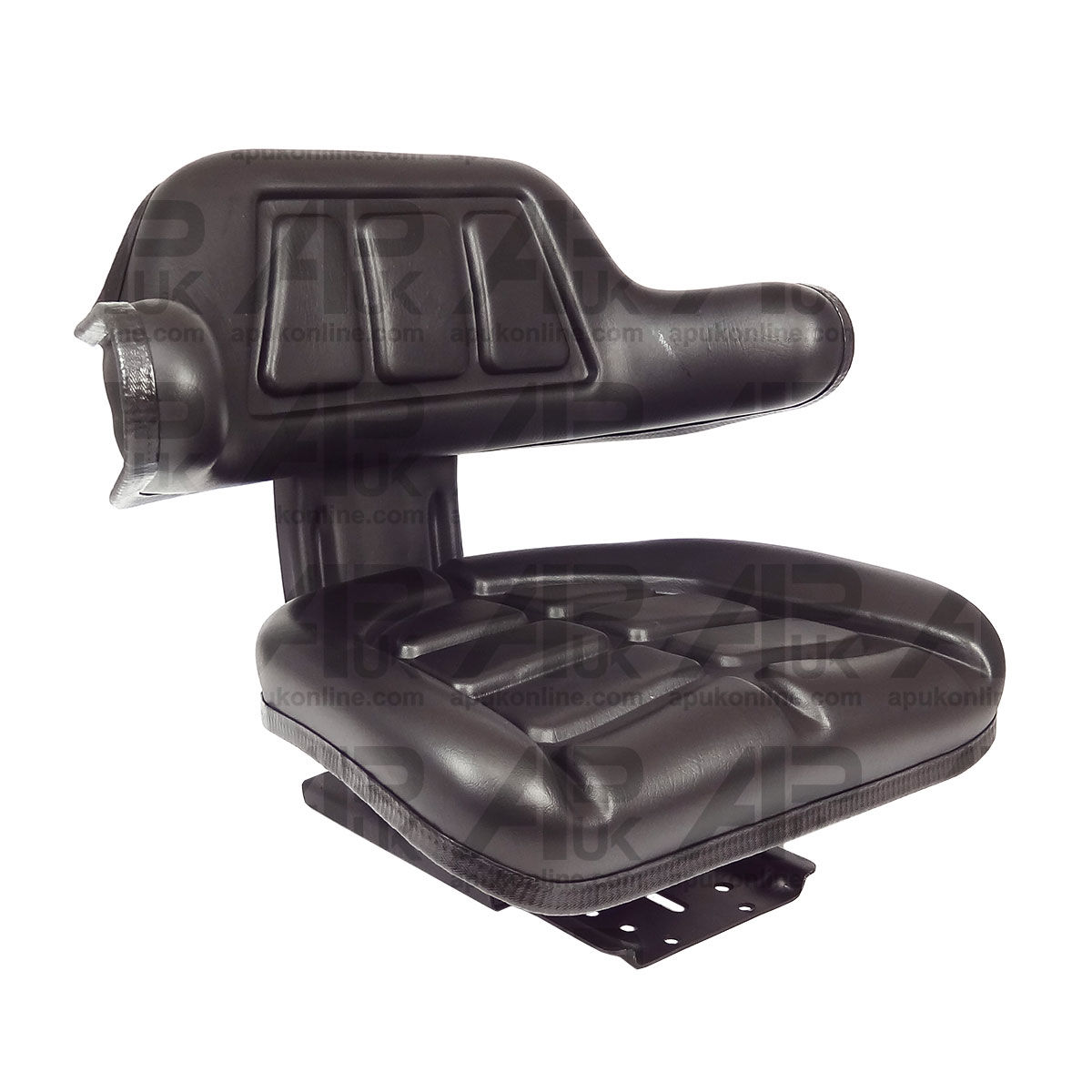 Universal Black Waterproof PVC Vinyl Forklift Seat Hyster Crown Toyota Yale Cat