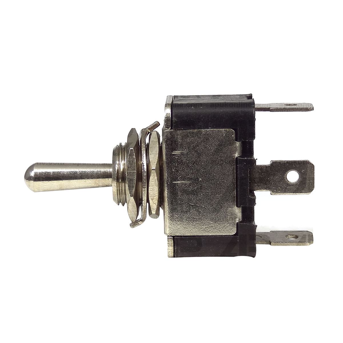 12V Universal Tractor Metal Toggle Flick Switch ON/OFF/ON 3 Spade Terminal 8AMP