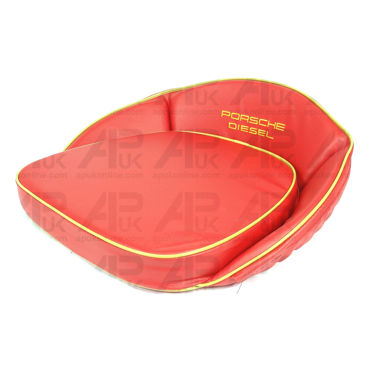 Seat Pan Red Cushion Yellow Trim for Porsche 108 217 218 238 308 Diesel Tractor