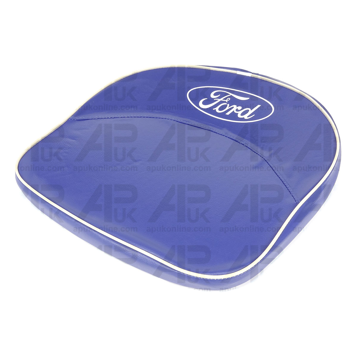 Padded Seat Pan Cushion Pillow Cover BLUE &amp; Logo for Ford 2N 8N N Series Tractor