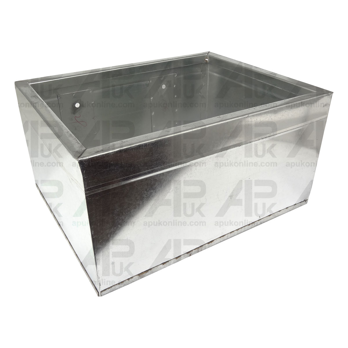 Metal Galv Garden Flower Pot Planter Trough Plant Tub Container 50 x 35 x 22 cm