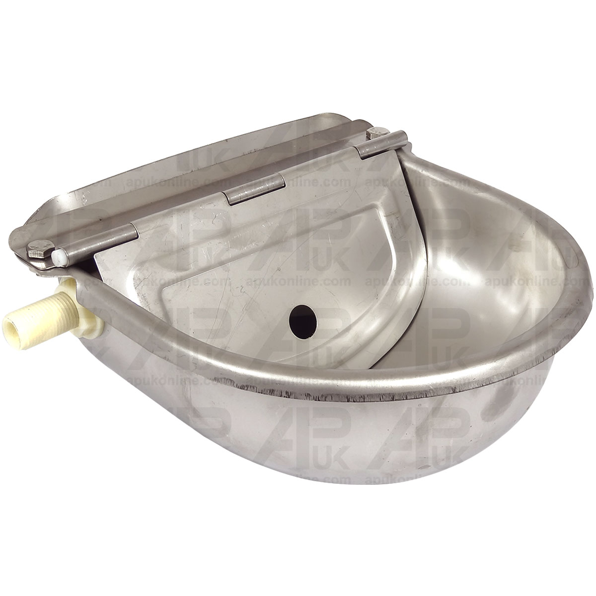 Stainless Steel Water Trough Bowl Auto Refill Drinking Drinker Dog Horse Sheep