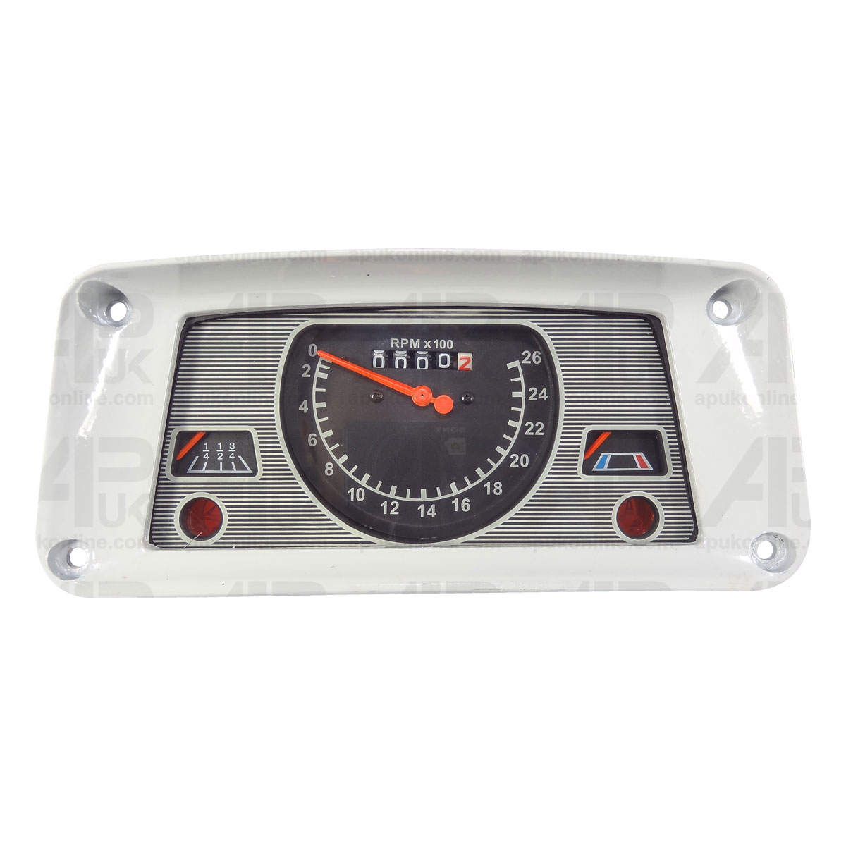 Rev Counter Fuel Temperature Gauge Dash ACW for Ford 2600 3600 4600 5600 Tractor