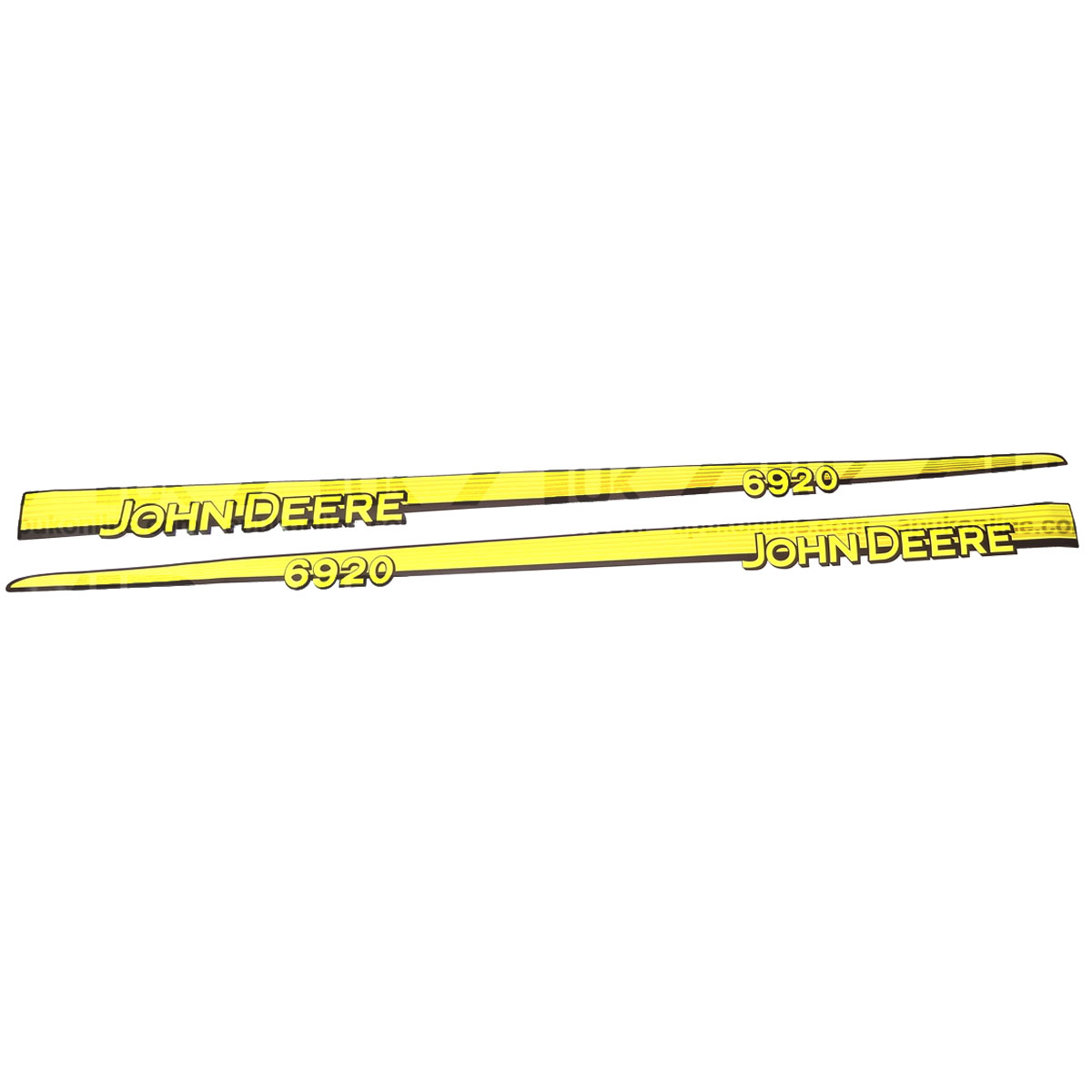 Hood Bonnet Decal Sticker Vinyl Set for John deere 6920 Tractor