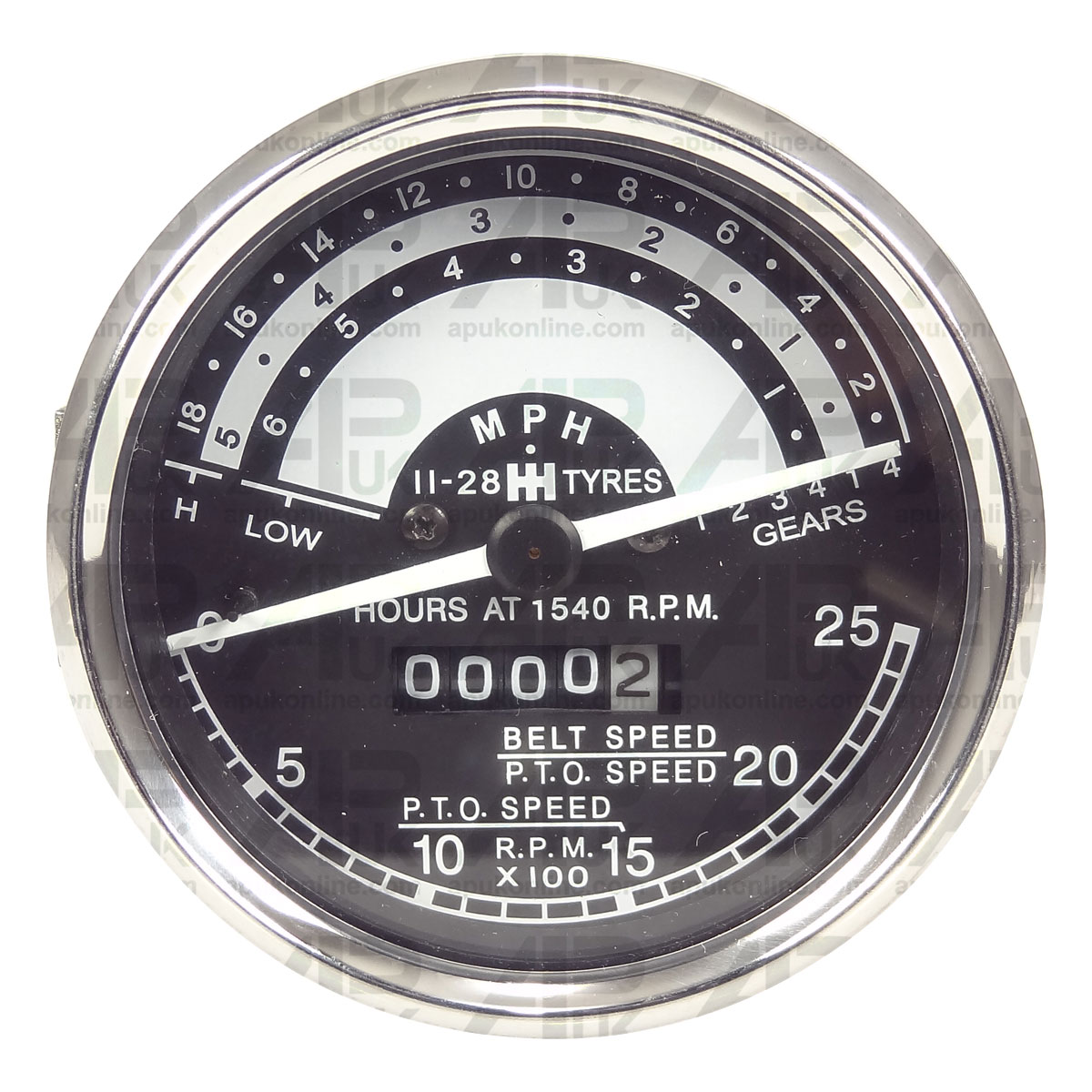 Tractormeter Anticlockwise ACW Delco Type for Case International IH 384 Tractor
