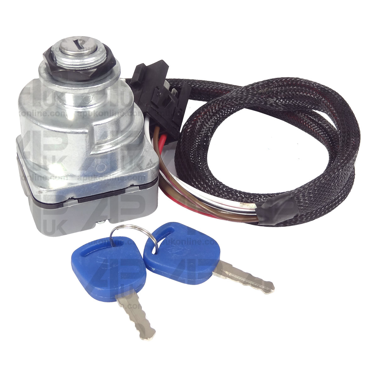 Ignition Heater Switch Barrel Cable Key for Case IH MXU135 Optum 270 300 Tractor