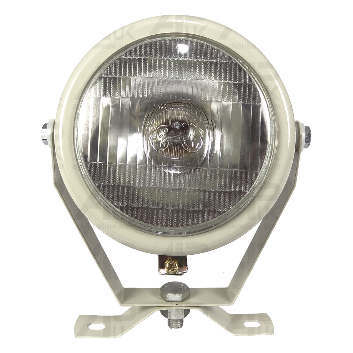 White Plough Lamp Work Light &amp; Bracket for David Brown 770 780 880 885 Tractor