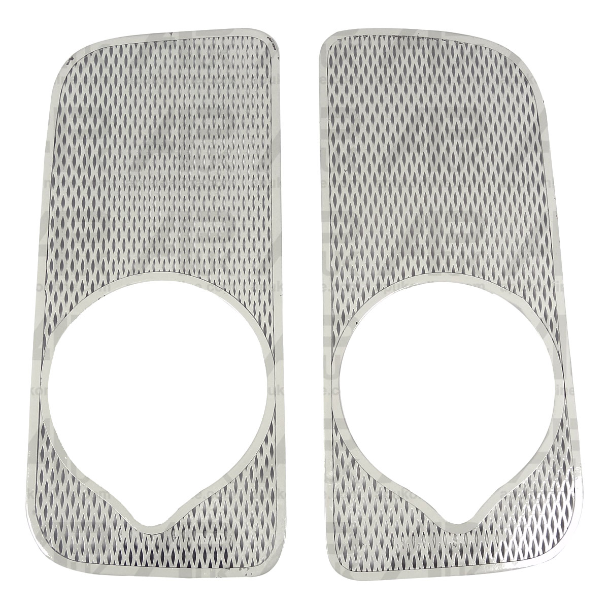 Grill Grille with Headlight Light Lamp Holes for Fordson Super Dexta Tractor