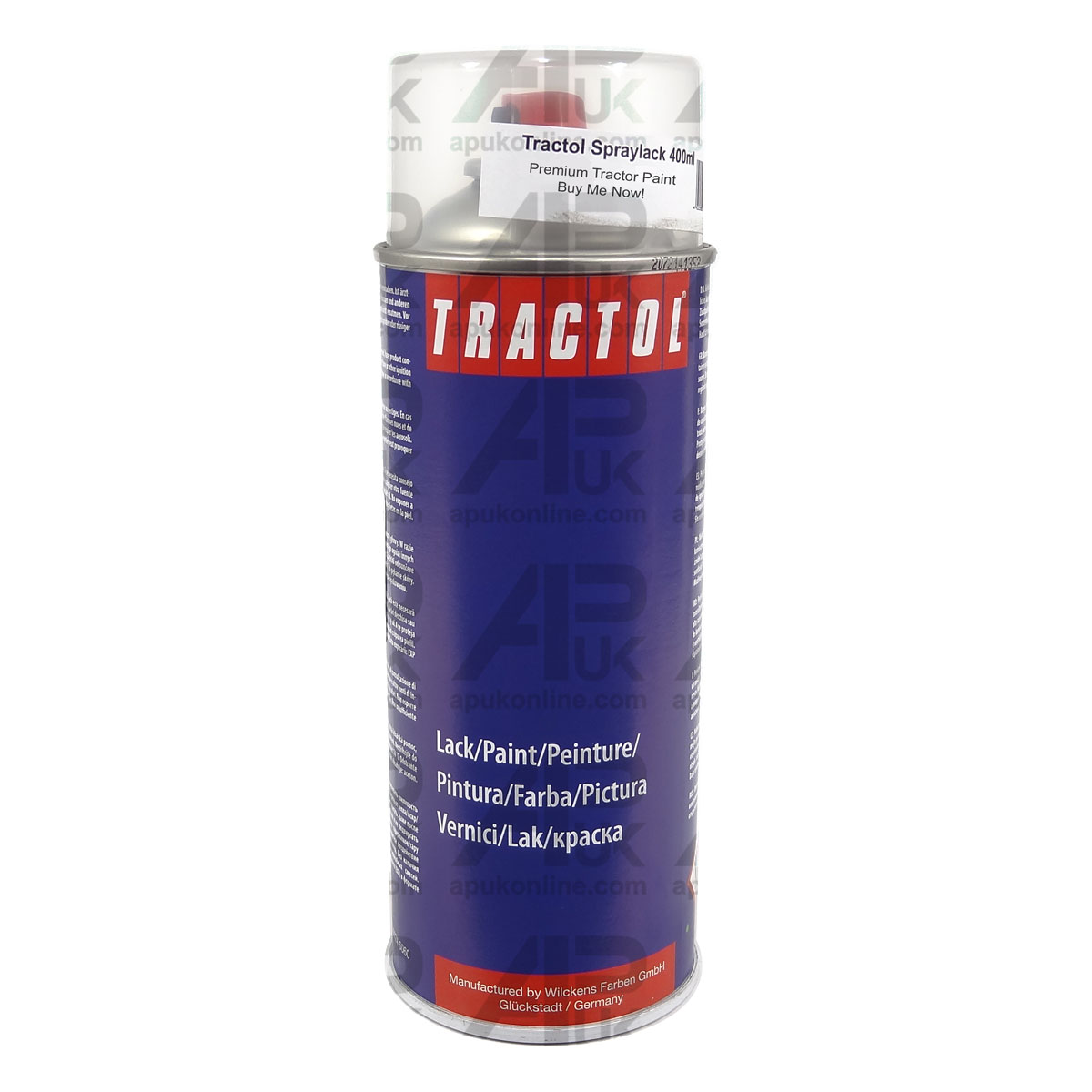 Tractol Super Red Aerosol Spray Paint for Massey Ferguson 140 145 148 Tractor
