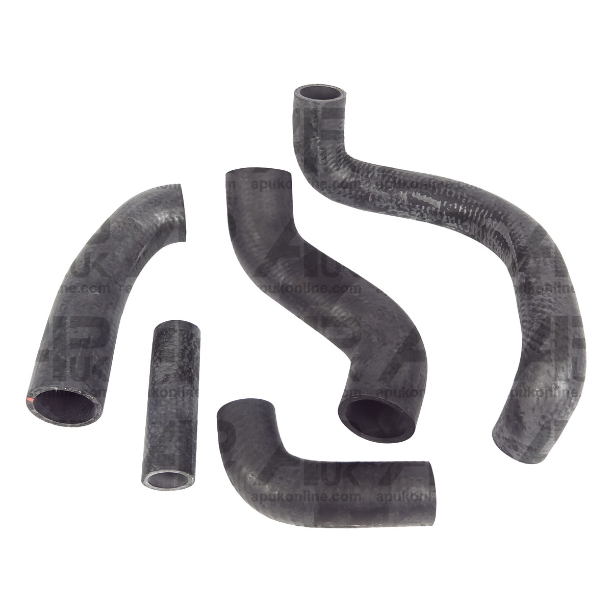 Full Radiator Rubber Top Bottom Bypass Inlet Hose Set for Fordson Dexta Tractor