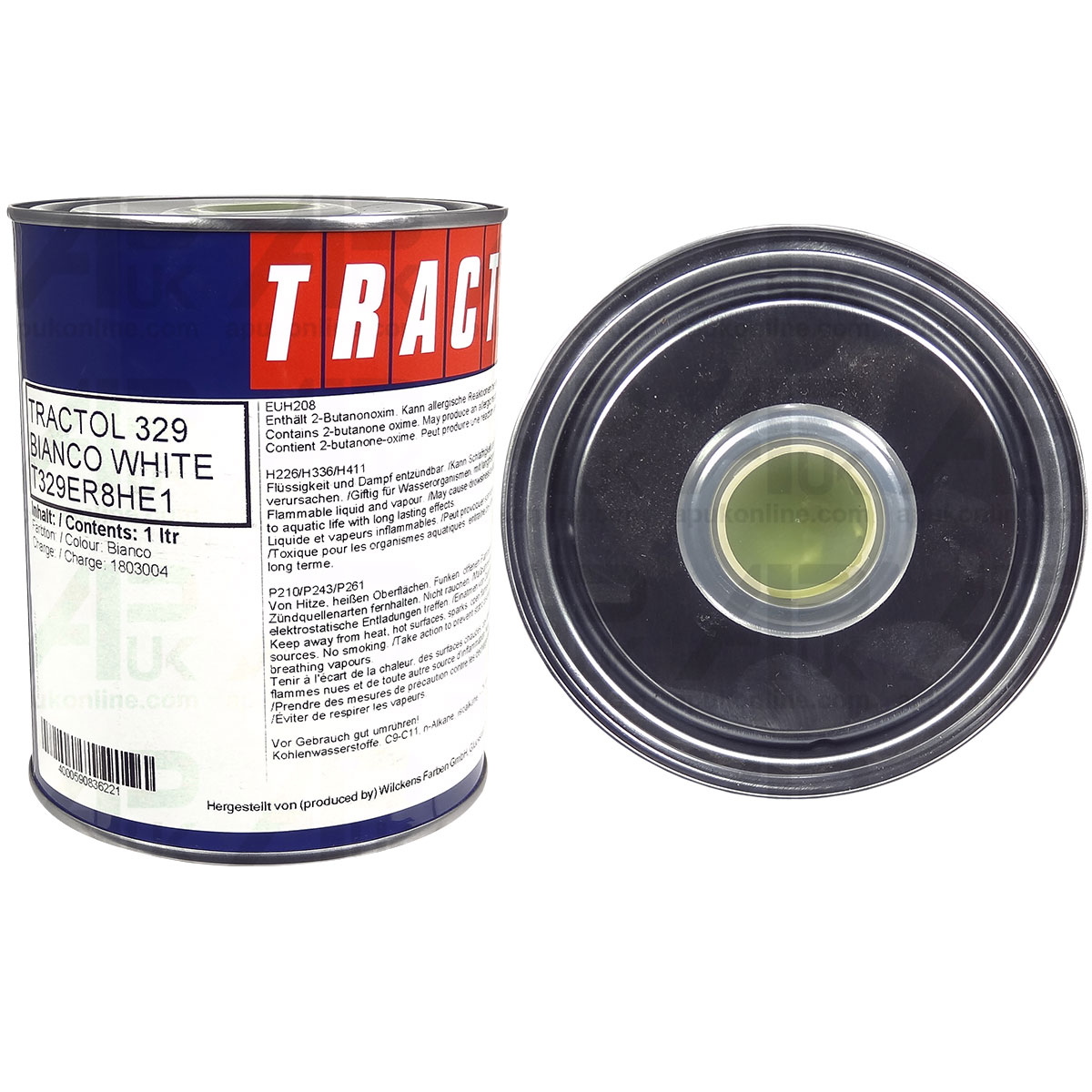 1 Litre Ltr Tin Ford New Holland Bianco White Enamel Tractor Paint Tractol