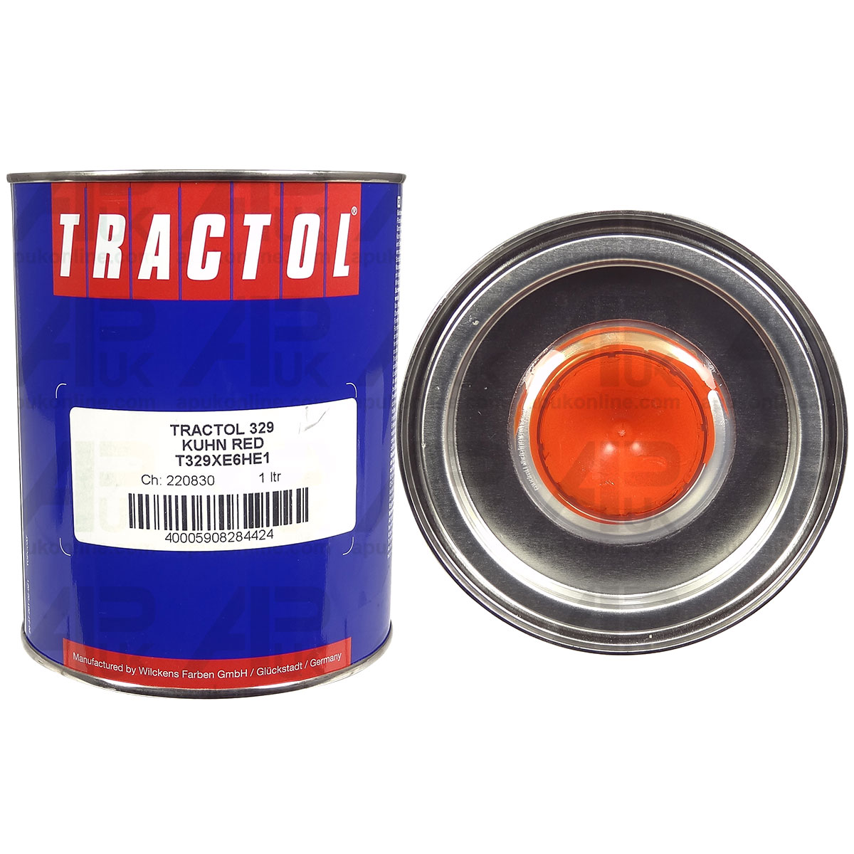 1 Litre Ltr Tin Kuhn Red Tillage Drills Sprayers Mowers Spreaders Paint Tractol