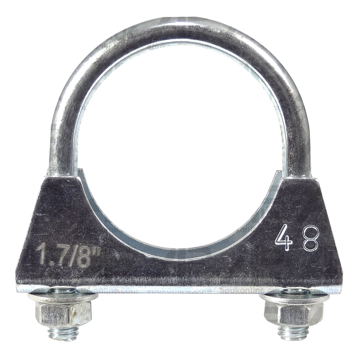 Exhaust Silencer Clamp 48mm 1 7/8&quot; M8 x 1.25 for Various Allis Chalmers Tractor