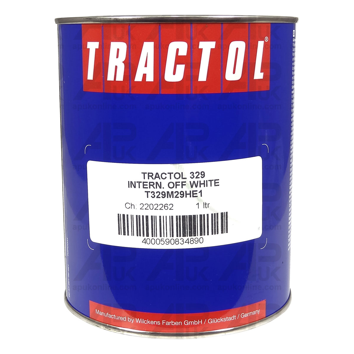 1L 1 Litre Tractol Off White for Case International IH Tractor Backhoe Sprayer