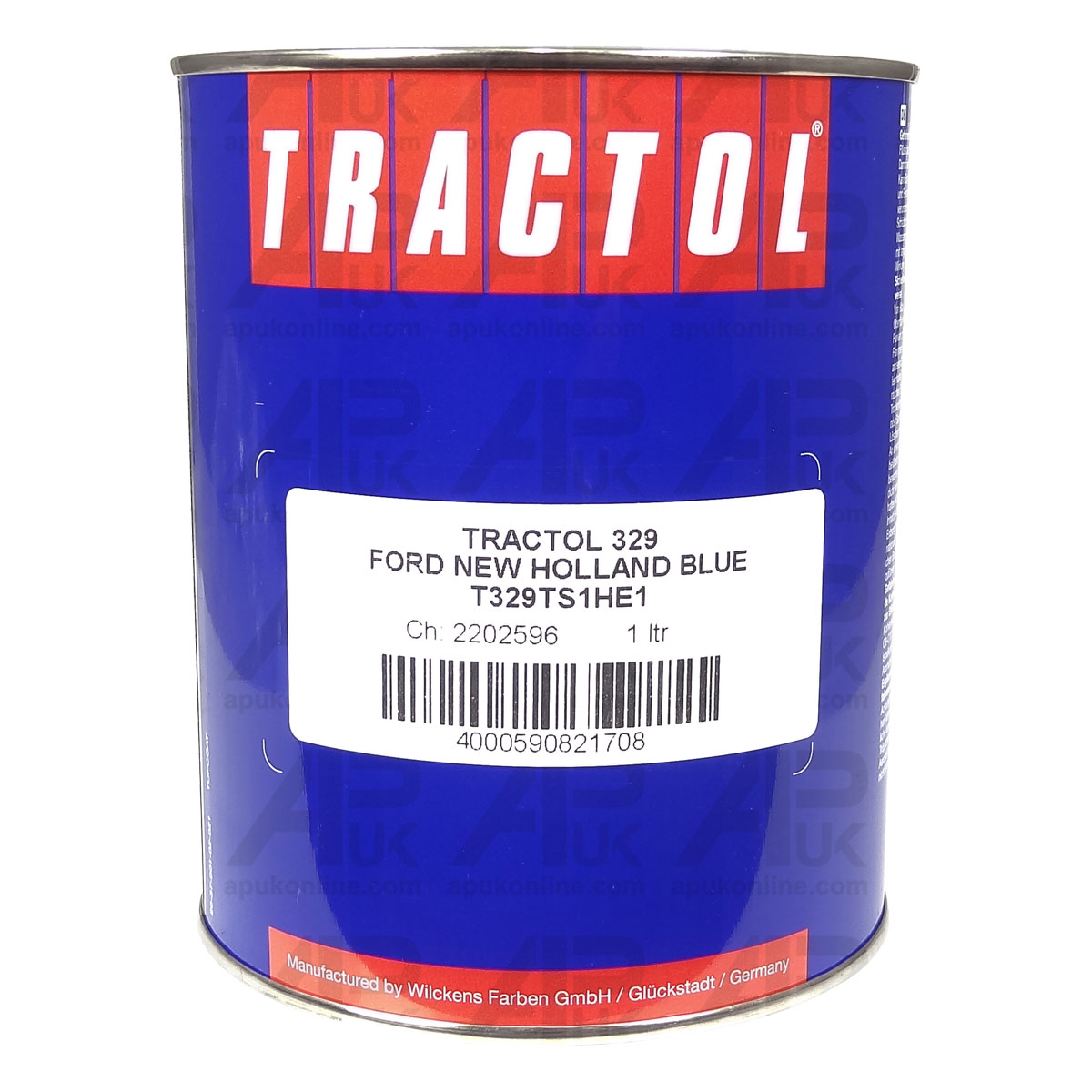 1L 1 Litre Tractol Blue for Ford New Holland Tractor Sprayer Combine Skid Steer